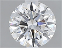 Lab Grown Diamond 1.54 Carats, Round with Excellent Cut, E Color, VVS1 Clarity and Certified by GIA