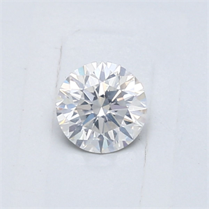 Picture of Natural Diamond 0.41 Carats, Round with Excellent Cut, G Color, I1 Clarity and Certified by GIA