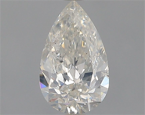 Picture of Natural Diamond 0.51 Carats, Pear with  Cut, I Color, I1 Clarity and Certified by GIA