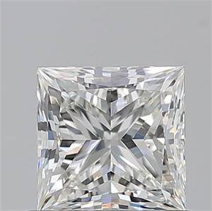 Picture of Natural Diamond 0.90 Carats, Princess with  Cut, I Color, VS1 Clarity and Certified by GIA