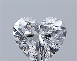 Picture of Natural Diamond 0.36 Carats, Heart with  Cut, D Color, VS2 Clarity and Certified by GIA