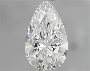 Picture of Natural Diamond 0.40 Carats, Pear with  Cut, F Color, VVS1 Clarity and Certified by GIA