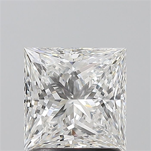 Picture of Natural Diamond 1.50 Carats, Princess with  Cut, E Color, VS1 Clarity and Certified by GIA