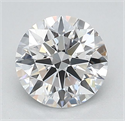 Del inventario de diamantes de laboratorio, 1.30 quilates, Redondo , Color E, claridad FL y certificado GIA