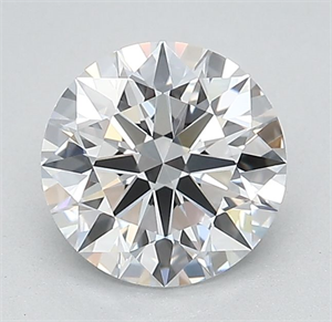 Picture of Lab Grown Diamond 1.30 Carats, Round with Excellent Cut, E Color, FL Clarity and Certified by GIA