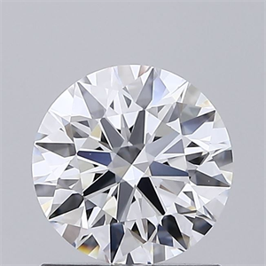 Picture of Lab Grown Diamond 1.05 Carats, Round with Ideal Cut, D Color, VVS1 Clarity and Certified by IGI
