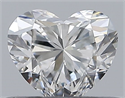 Natural Diamond 0.40 Carats, Heart with  Cut, E Color, SI1 Clarity and Certified by GIA
