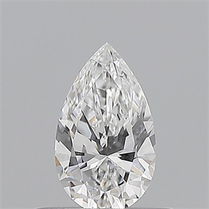 Picture of Natural Diamond 0.50 Carats, Pear with  Cut, E Color, VS1 Clarity and Certified by GIA