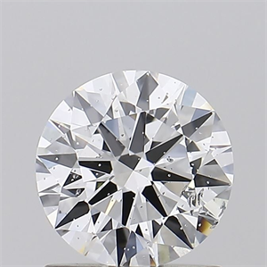 Picture of Lab Grown Diamond 0.91 Carats, Round with Ideal Cut, D Color, SI1 Clarity and Certified by IGI