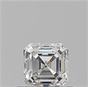 Natural Diamond 0.50 Carats, Asscher with  Cut, H Color, VVS1 Clarity and Certified by GIA