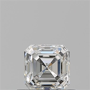 Foto Diamante Natural 0.50 quilates, Asscher , Color H, claridad VVS1 y certificado GIA de