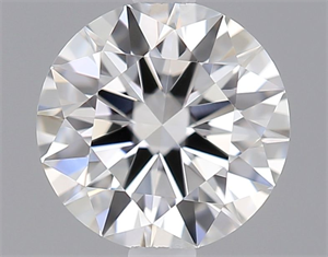 Picture of Natural Diamond 0.43 Carats, Round with Excellent Cut, E Color, VVS2 Clarity and Certified by GIA