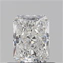 Diamante Natural 0.54 quilates, Radiante , Color F, claridad VVS1 y certificado GIA