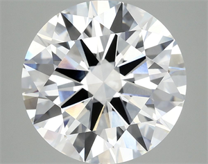 Picture of Lab Grown Diamond 6.12 Carats, Round with Ideal Cut, E Color, VVS2 Clarity and Certified by IGI