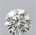 Diamante Natural 0.51 quilates, Redondo , Color K, claridad VS2 y certificado GIA
