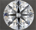Natural Diamond 2.61 Carats, Round with Excellent Cut, H Color, VS1 Clarity and Certified by IGI