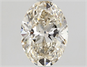 Natural Diamond 1.04 Carats, Oval with  Cut, K Color, VVS1 Clarity and Certified by GIA