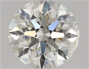 Natural Diamond 0.80 Carats, Round with Excellent Cut, I Color, SI1 Clarity and Certified by GIA