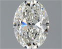 Natural Diamond 1.20 Carats, Oval with  Cut, H Color, SI2 Clarity and Certified by GIA
