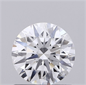 Del inventario de diamantes de laboratorio, 0.74 quilates, Redondo , Color D, claridad VVS2 y certificado IGI