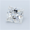 Diamante Natural 1.92 quilates, Princesa , Color E, claridad VS2 y certificado GIA