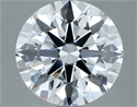 Natural Diamond 3.69 Carats, Round with Excellent Cut, D Color, VVS1 Clarity and Certified by GIA