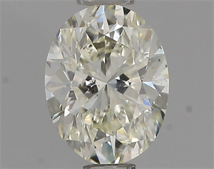 Picture of Natural Diamond 0.77 Carats, Oval with  Cut, J Color, SI1 Clarity and Certified by IGI