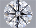 Lab Grown Diamond 1.01 Carats, Round with Ideal Cut, D Color, VVS1 Clarity and Certified by IGI