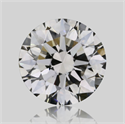 Natural Diamond 0.70 Carats, Round with Excellent Cut, H Color, VVS1 Clarity and Certified by GIA
