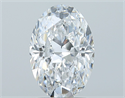 Natural Diamond 2.01 Carats, Oval with  Cut, D Color, SI1 Clarity and Certified by GIA
