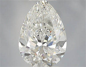 Picture of Natural Diamond 0.40 Carats, Pear with  Cut, G Color, VVS2 Clarity and Certified by IGI