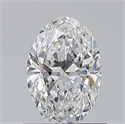 Diamante Natural 0.70 quilates, Ovalado , Color D, claridad VS2 y certificado GIA