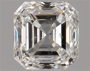 Picture of Natural Diamond 0.70 Carats, Asscher with  Cut, H Color, SI2 Clarity and Certified by GIA