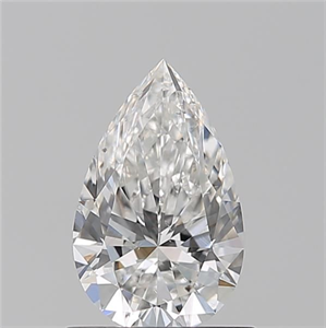 Foto Diamante Natural 0.72 quilates, De pera , Color F, claridad SI1 y certificado GIA de