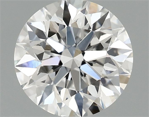 Picture of Lab Grown Diamond 1.08 Carats, Round with Excellent Cut, D Color, VS1 Clarity and Certified by IGI