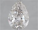 Natural Diamond 1.01 Carats, Pear with  Cut, I Color, SI2 Clarity and Certified by IGI