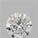 Natural Diamond 0.41 Carats, Round with Excellent Cut, E Color, VVS1 Clarity and Certified by GIA