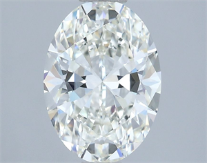 Picture of Natural Diamond 1.70 Carats, Oval with  Cut, I Color, VS1 Clarity and Certified by IGI