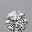 Natural Diamond 0.55 Carats, Round with Excellent Cut, D Color, VS1 Clarity and Certified by IGI