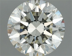 Picture of Natural Diamond 1.30 Carats, Round with Excellent Cut, K Color, VS1 Clarity and Certified by IGI