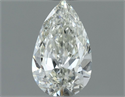Natural Diamond 0.50 Carats, Pear with  Cut, H Color, VS2 Clarity and Certified by IGI