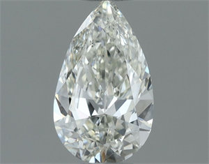 Picture of Natural Diamond 0.50 Carats, Pear with  Cut, H Color, VS2 Clarity and Certified by IGI