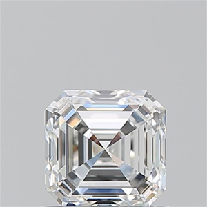 Foto Diamante Natural 0.90 quilates, Asscher , Color G, claridad VVS1 y certificado GIA de