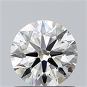 Natural Diamond 0.72 Carats, Round with Excellent Cut, I Color, VS2 Clarity and Certified by GIA