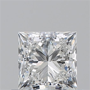 Picture of Natural Diamond 0.71 Carats, Princess with  Cut, G Color, VS1 Clarity and Certified by GIA