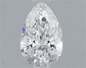 Foto Diamante Natural 0.50 quilates, De pera , Color F, claridad SI1 y certificado GIA de