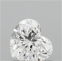 Natural Diamond 0.58 Carats, Heart with  Cut, E Color, SI1 Clarity and Certified by IGI