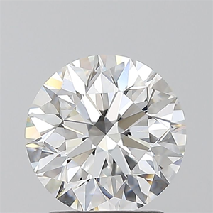 Picture of Natural Diamond 1.70 Carats, Round with Excellent Cut, E Color, VS2 Clarity and Certified by GIA