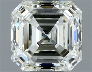 Picture of Natural Diamond 1.02 Carats, Asscher with  Cut, J Color, VS1 Clarity and Certified by IGI