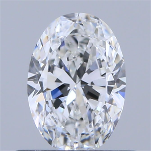 Picture of Natural Diamond 0.50 Carats, Oval with  Cut, E Color, VVS1 Clarity and Certified by GIA